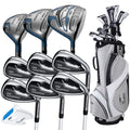 PGF Lady Diamond S5 Womens Complete Golf Club Package Set [Hand: Left] [Length: Petite][14-Pieces]