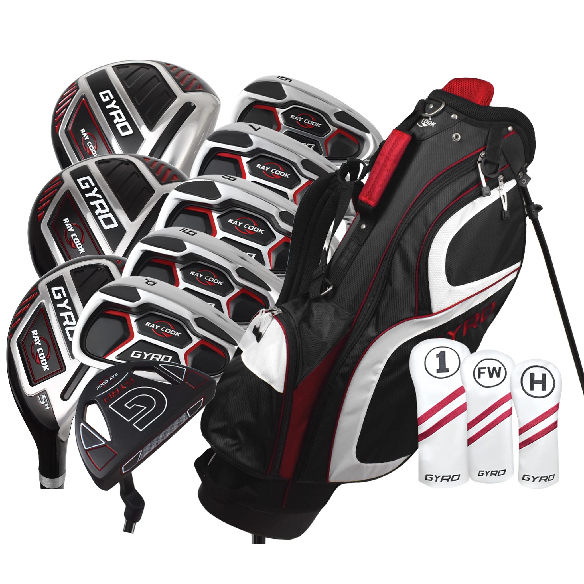 Ray Cook Golf LH 2023 Gyro Complete Set with Bag Uniflex (Left Handed)